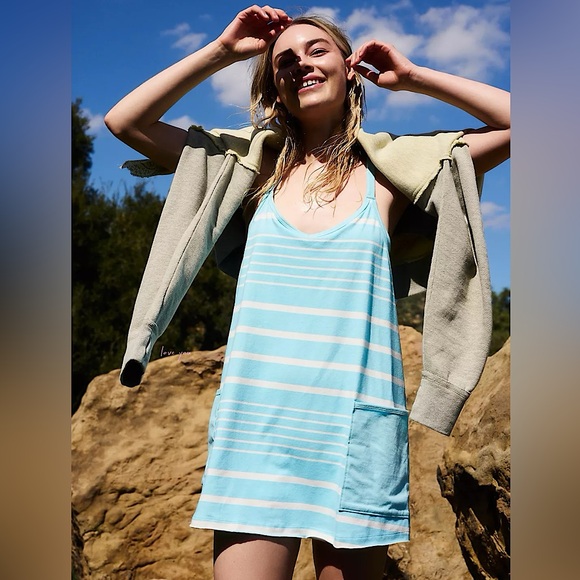 NEW Free People Hot Shot Mini Printed Dress